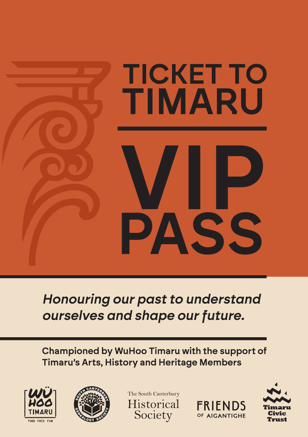 Ticket to Timaru VIP PASS 250509 Concept
