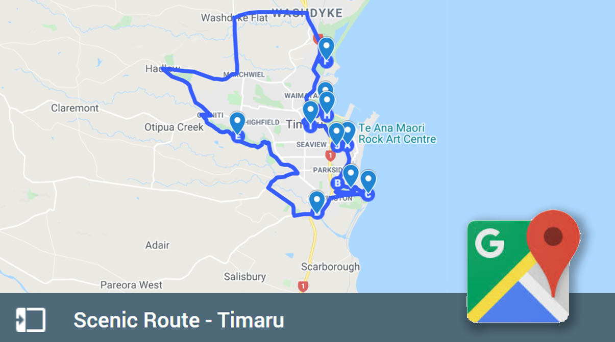TimaruScenicRoute GoogleMap