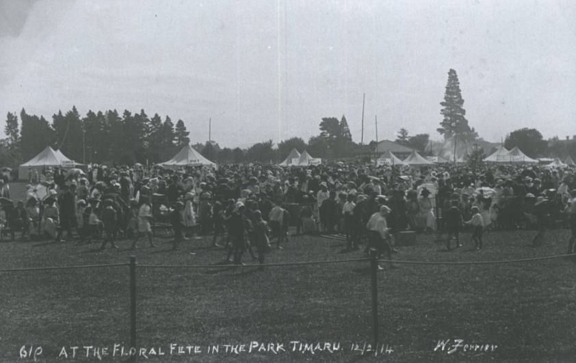 At the Floral Fete in the Park 1914