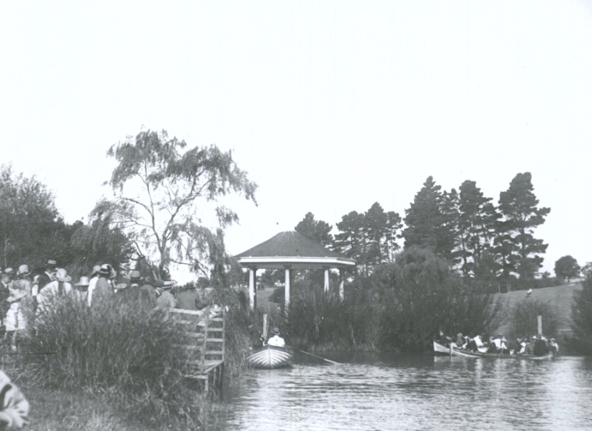 Timaru Park Band Rotunda Mid late 1920s