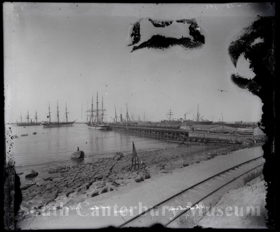 Timaru Harbour 1904 South Canterbury Museum 201904955