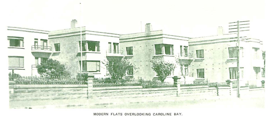 Timaru centennial of the Dominion of New Zealand 1940 Aoraki Heritage Collection 780 Seaview flats