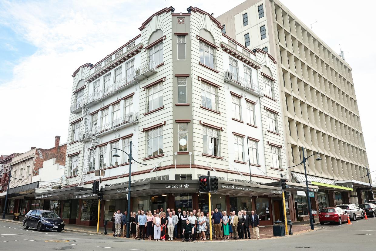 Timarus Oxford Building celebrates a century blue plaque unveiled Timaru Herald 22 2025 by AIMAN AMERUL MUNER