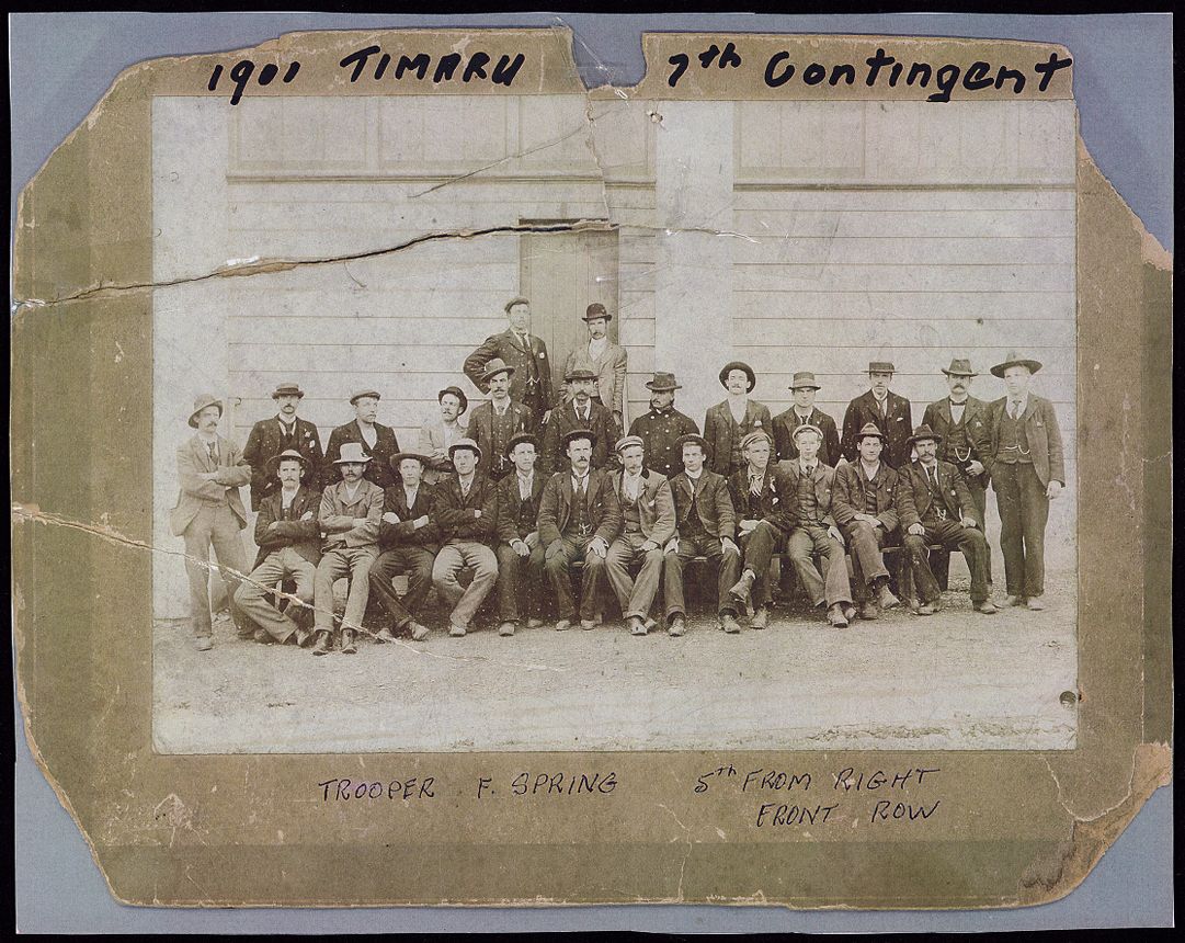 Volunteers of the 7th Contingent for the South African War 1901