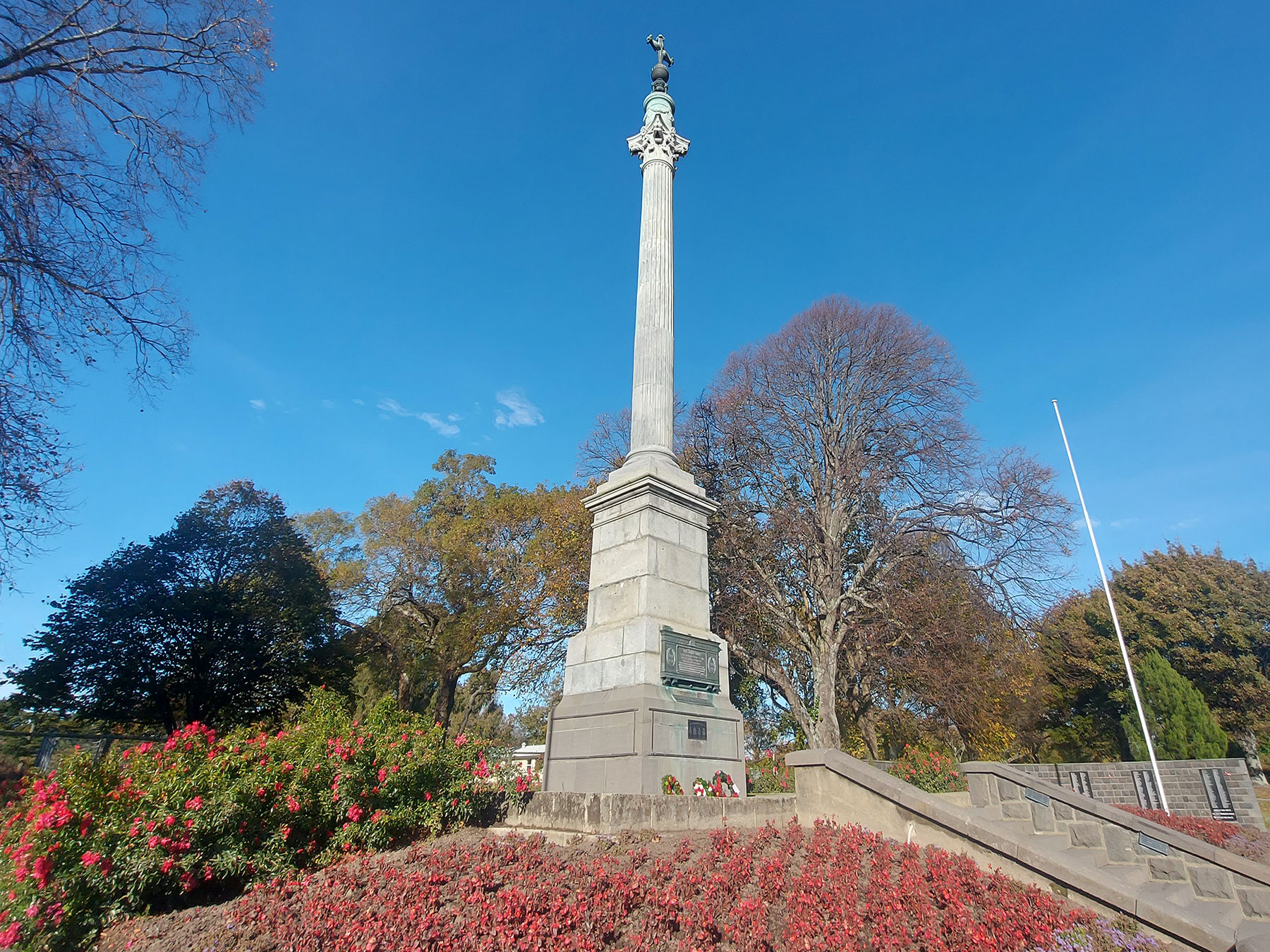Timaru War tour Timaru Monument RoselynFauth 2026 093123