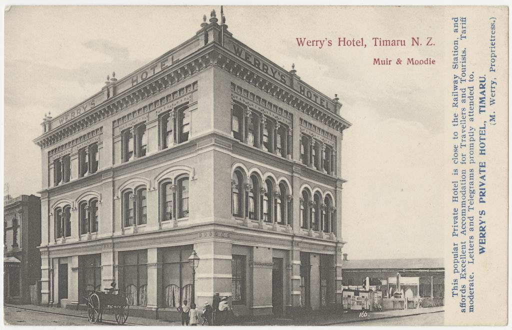 Werrys private guest hotel timaru 1910 Hocken Digital Collection 1655