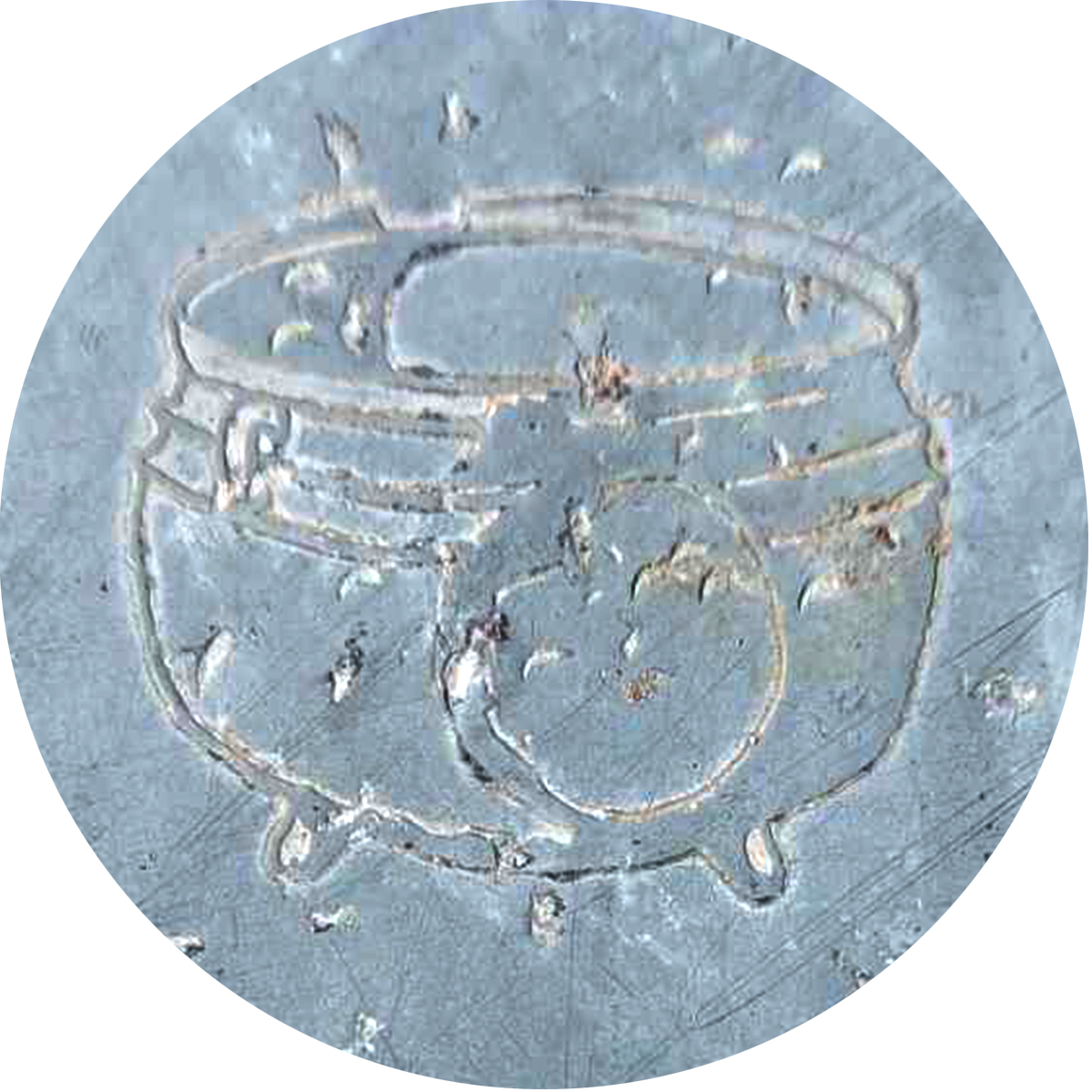 WhalePot BrassRubbing