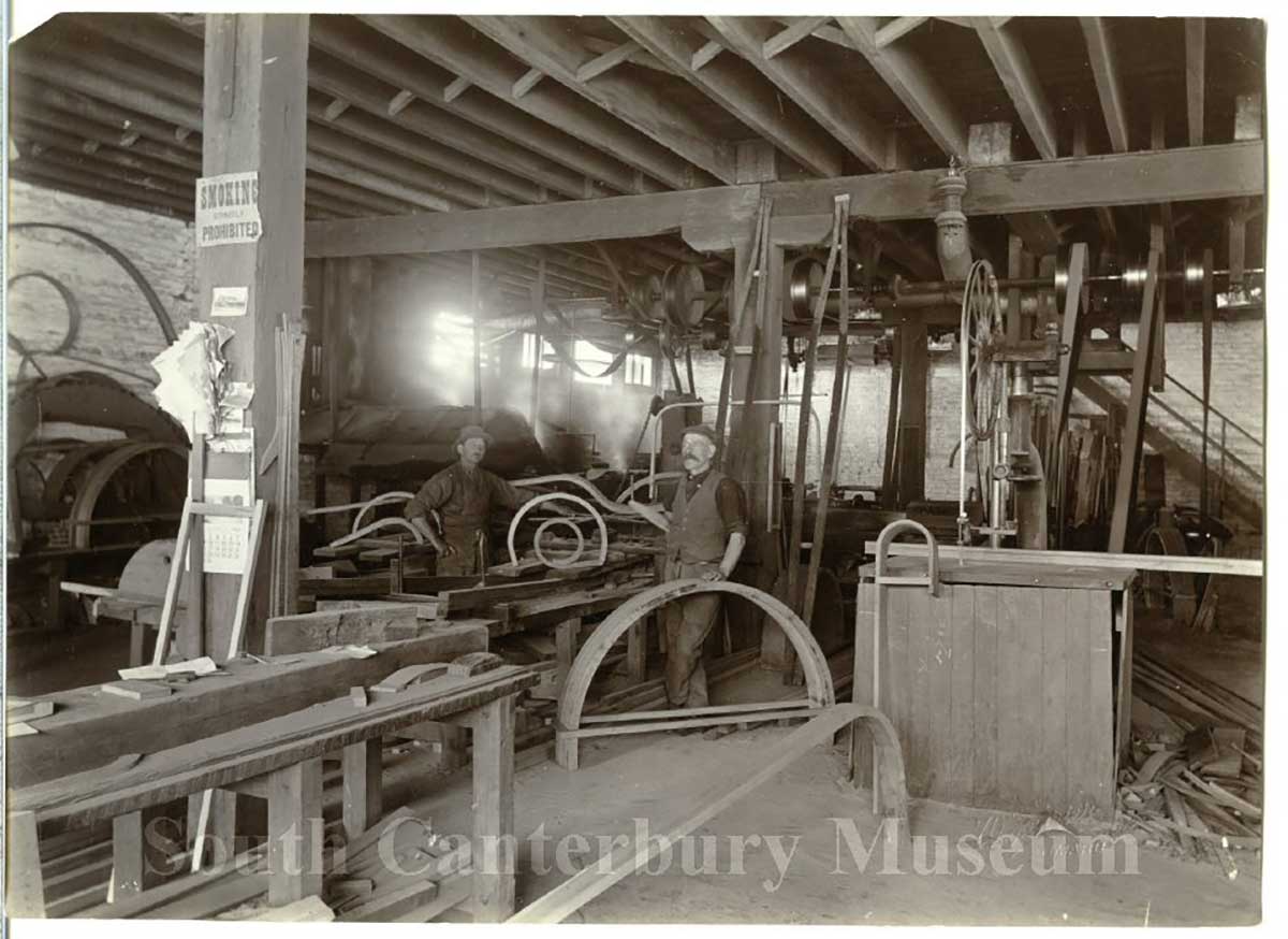 Wood bending department John Jackson Co Timaru 2611