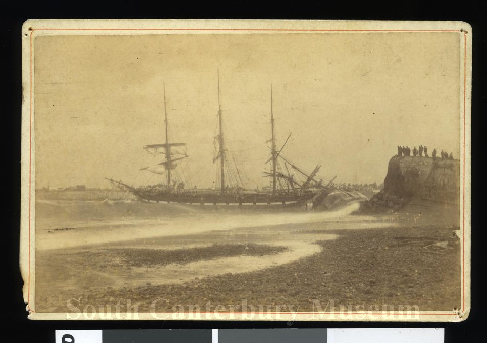 Wreck of the Benvenue and City of Perth South Canterbury Museum 0867