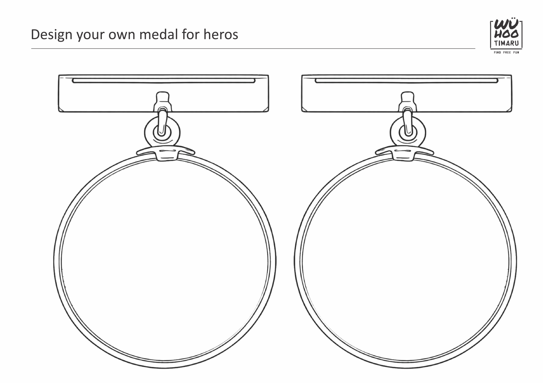 WuHoo Design your own medal for heros 251202