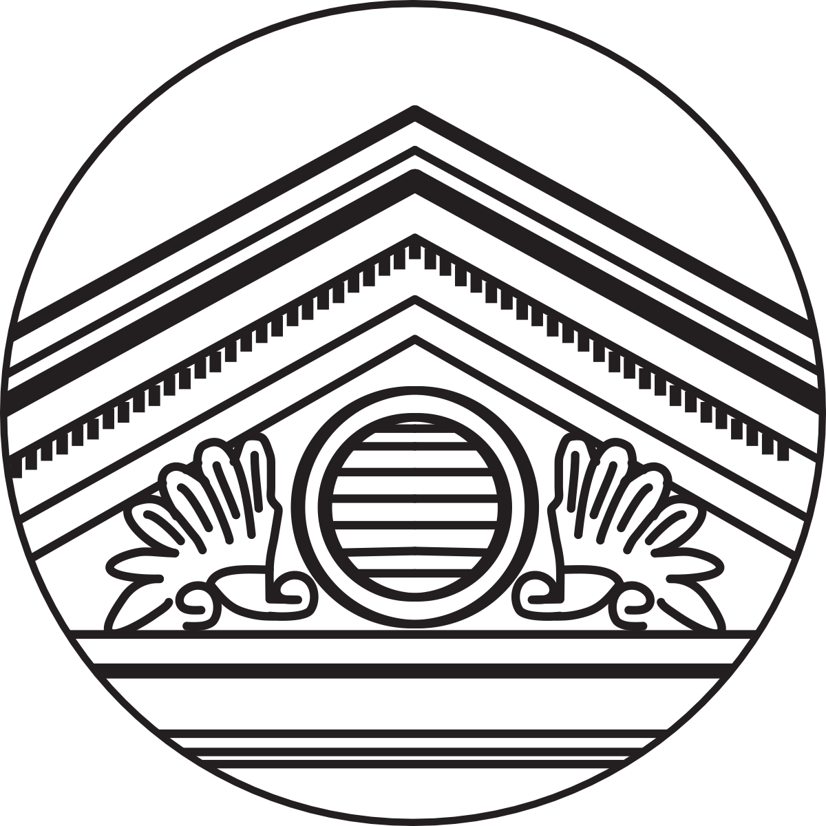 Building Detail Pediment Copyright Roselyn Fauth WuhooTimaru