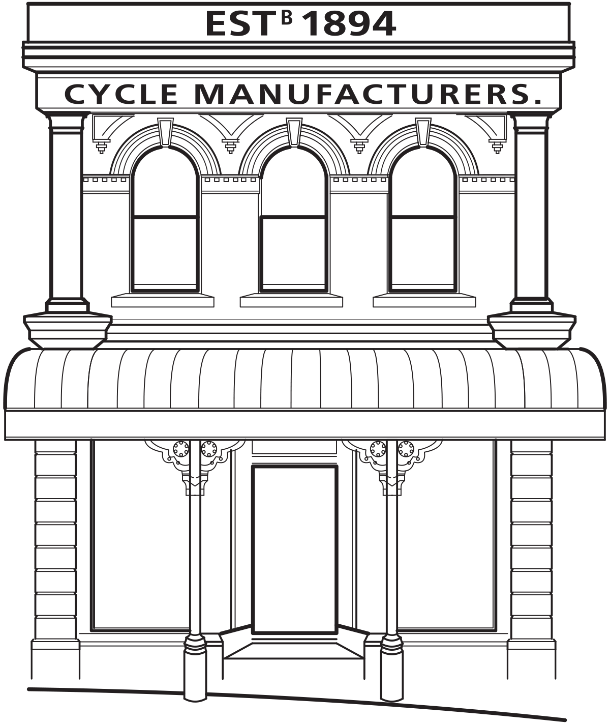 CBD BuildingPoster Tourist Cycle Works Copyright Roselyn Fauth WuhooTimaru