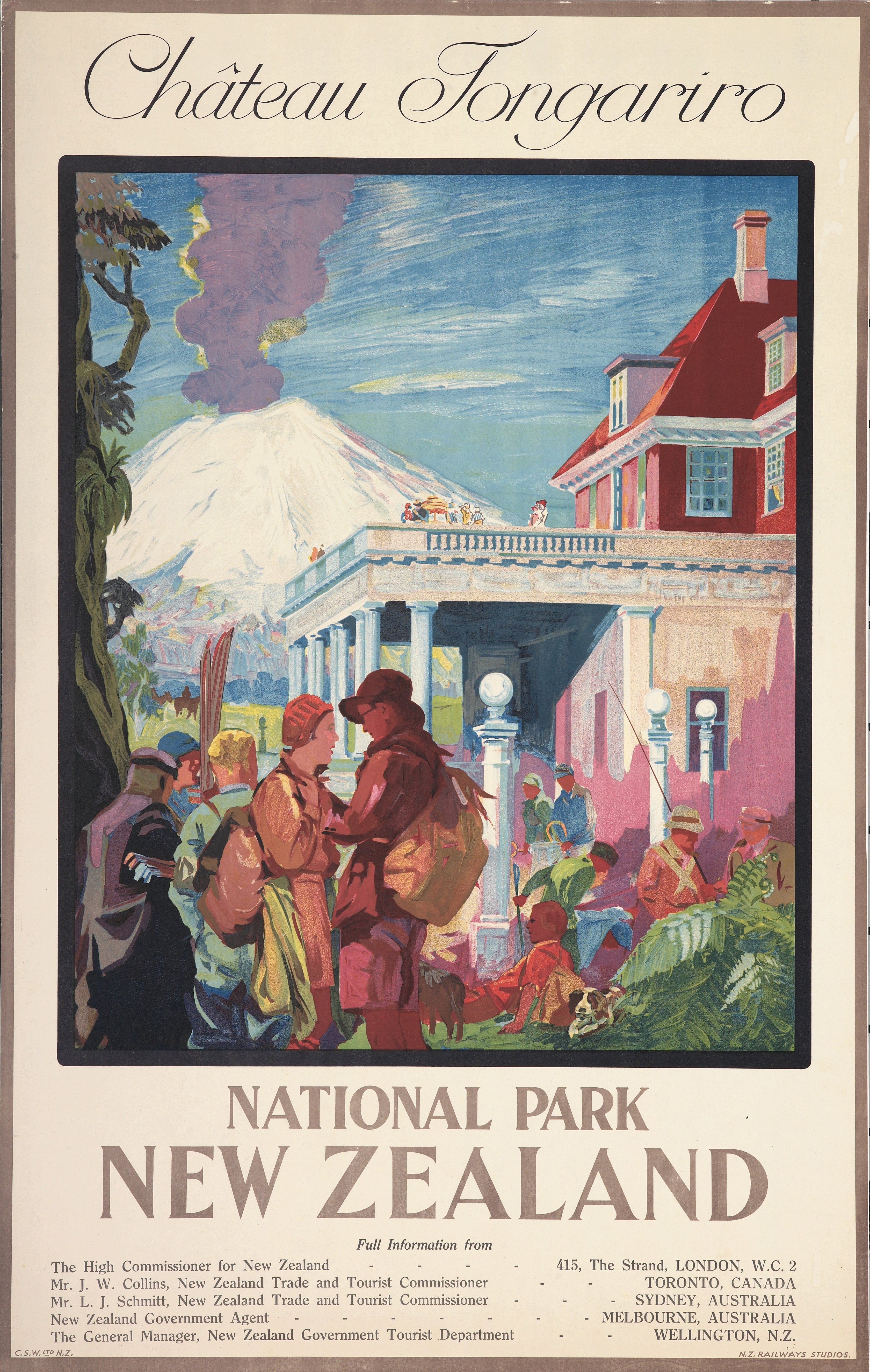 MA I150754 TePapa Poster Chateau Tongariro full