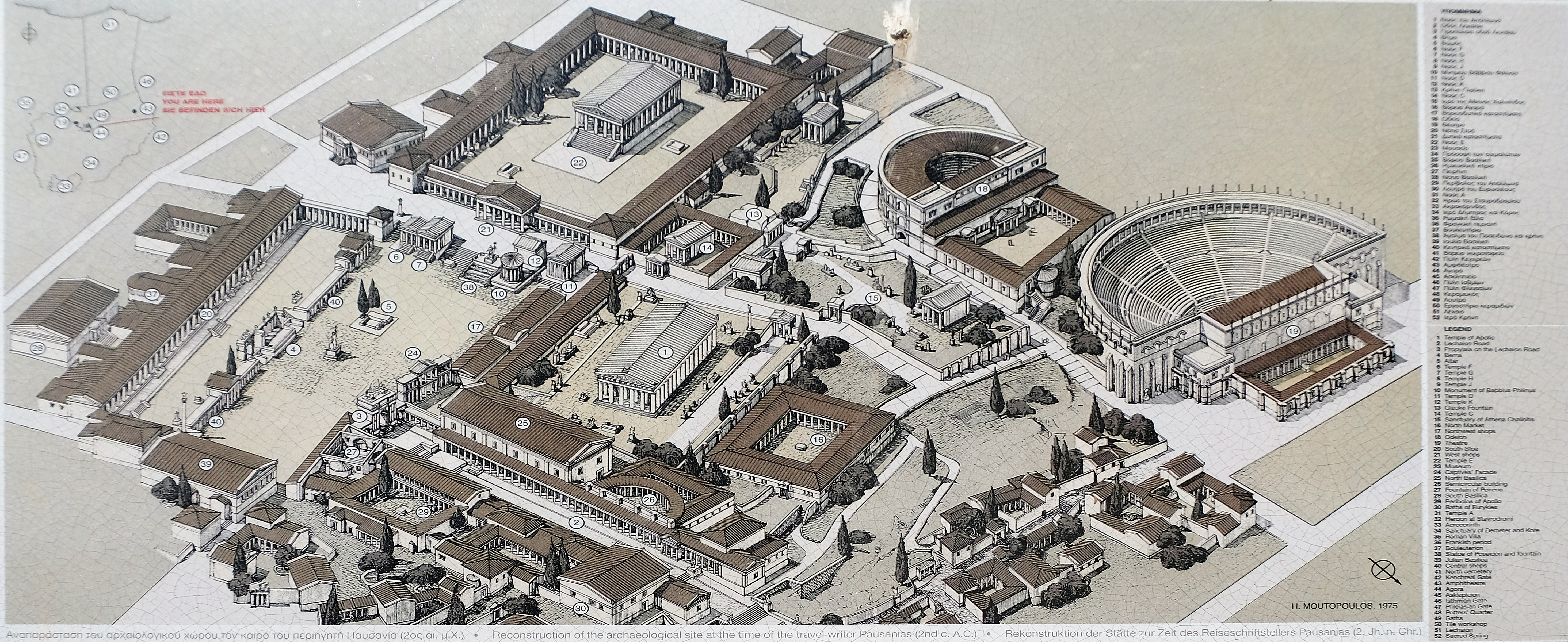 Reconstruction of ancient Corinthos By Davide Mauro