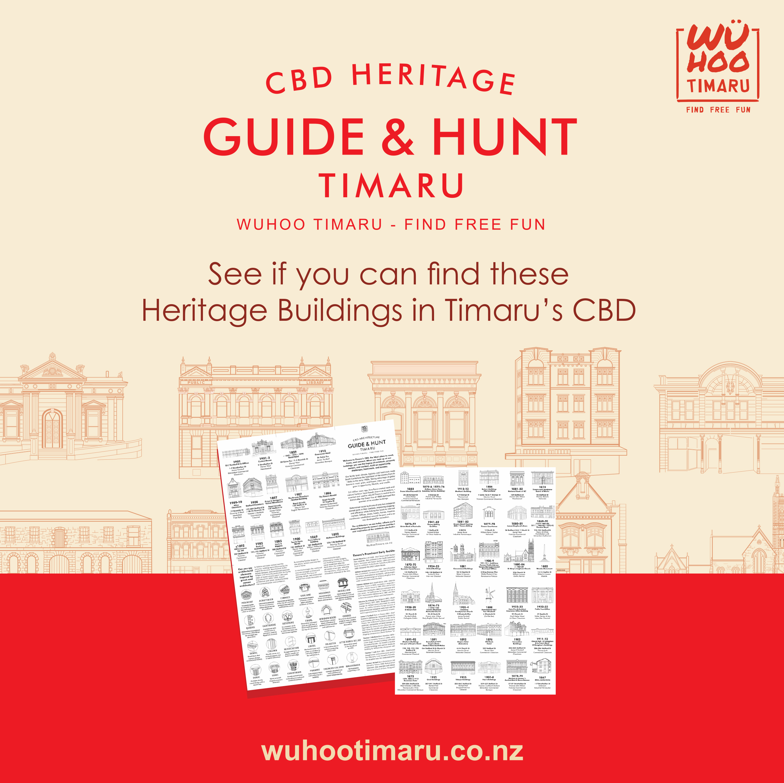 WuHoo CBD Timaru CBD Architechure Guide and Hunt 250409 tile