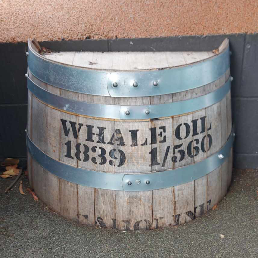 Whale Oil Barrell at Caroline Bay Roselyn Fauth