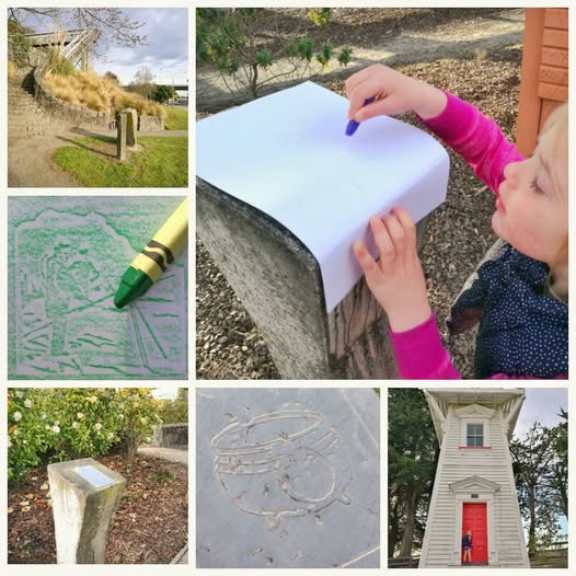 brass rubbing trail