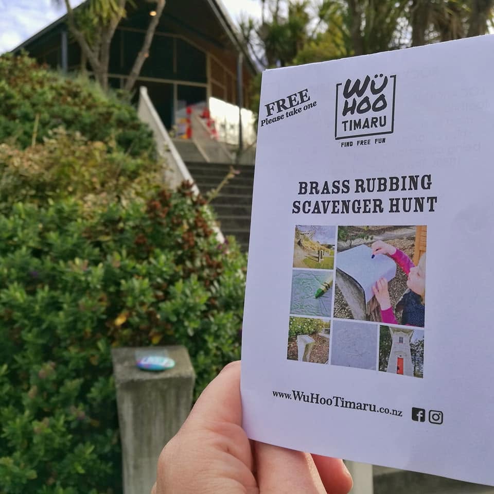 brass rubbing trail handout
