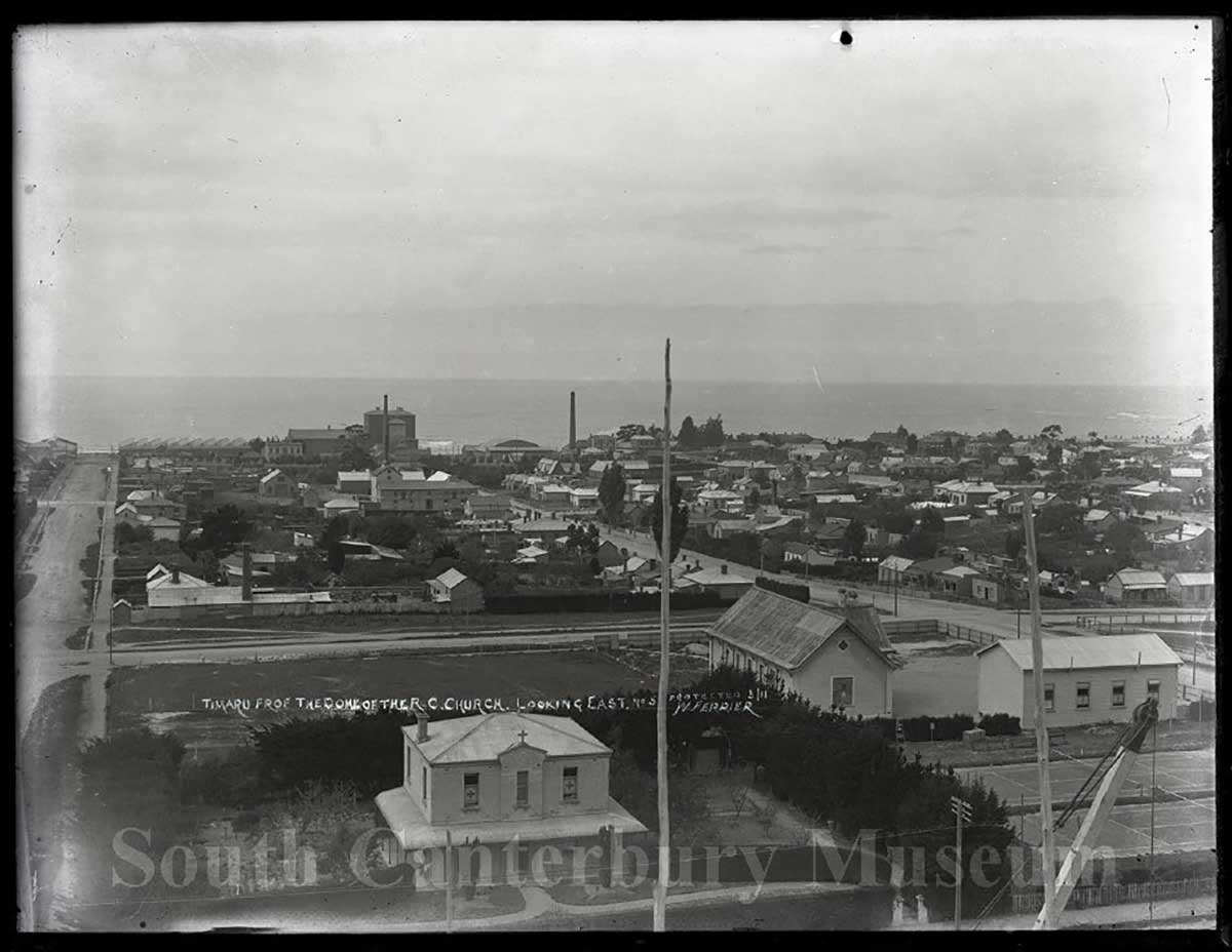 in the background Timaru Breweries John Jackson Co and Evans Atlas Co 1911 South Canty Museum 2477b