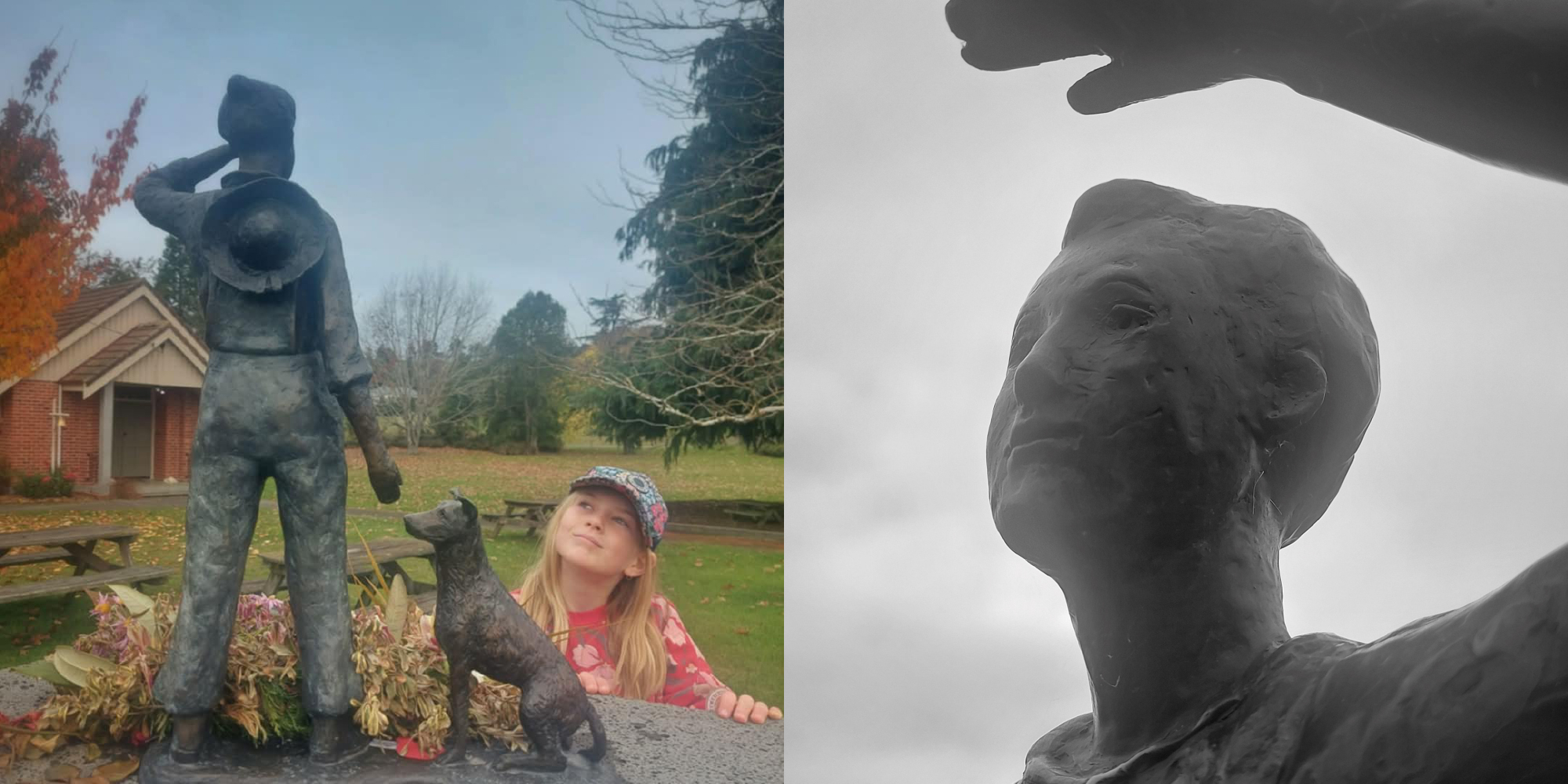 land girl monument maungati