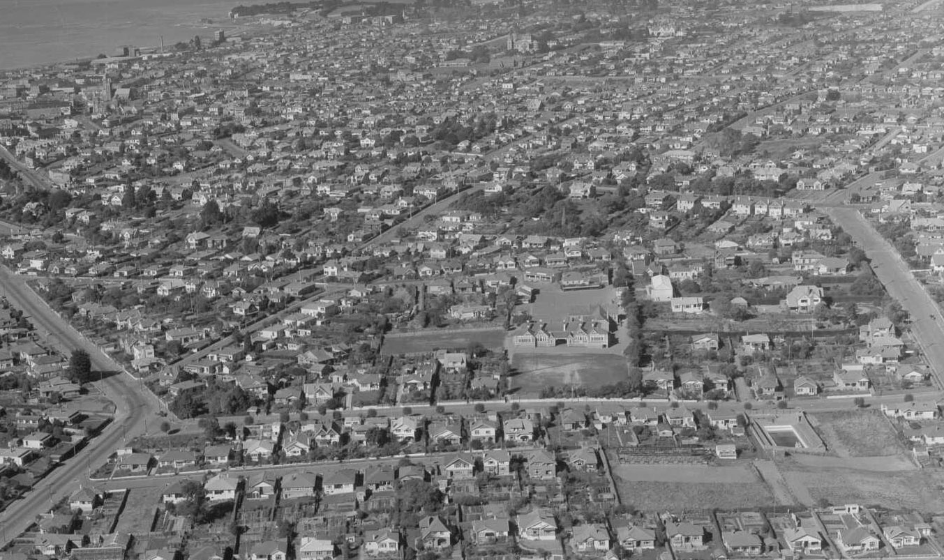 looking south to WaimataitaiSchool